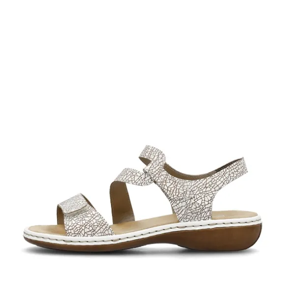 Femme Rieker Webstore Nu Pieds & Sandales*Rieker nu pieds et sandales 659c7 81 blanc