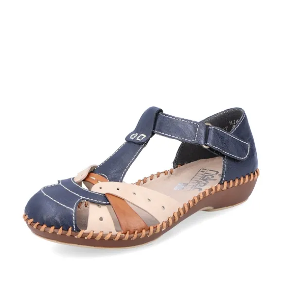 Femme Rieker Webstore Nu Pieds & Sandales*Rieker nu pieds et sandales m1655 14 bleu
