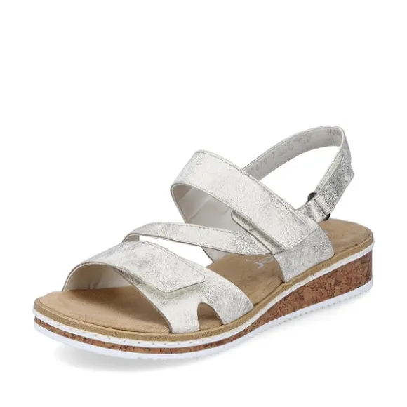 Femme Rieker Webstore Nu Pieds & Sandales*Rieker nu pieds et sandales v3666 60 beige