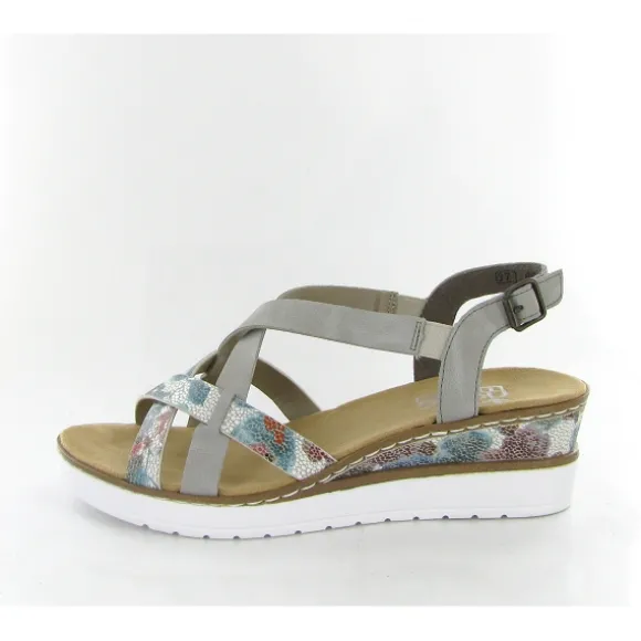 Femme Rieker Webstore Nu Pieds & Sandales*Rieker nu pieds et sandales v3809 90 gris