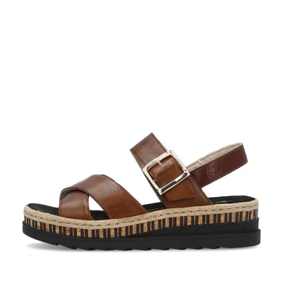 Femme Rieker Webstore Nu Pieds & Sandales*Rieker nu pieds et sandales v7951 24 marron