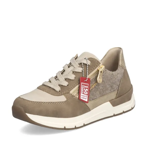 Femme Rieker Webstore Baskets*Rieker tennis 58902 64 beige