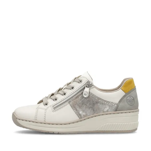 Femme Rieker Webstore Baskets*Rieker tennis 48700 80 blanc