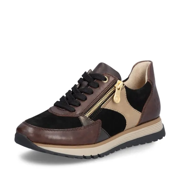 Femme Rieker Webstore Grandes Tailles | Baskets*Rieker tennis 49010 25 marron