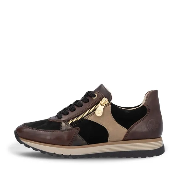 Femme Rieker Webstore Grandes Tailles | Baskets*Rieker tennis 49010 25 marron