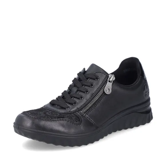 Femme Rieker Webstore Baskets*Rieker tennis 59001 00 noir