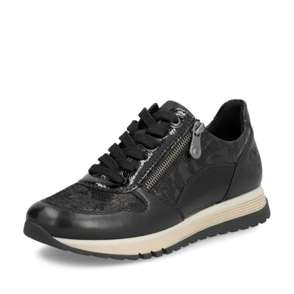 Femme Rieker Webstore Grandes Tailles | Baskets*Rieker tennis 49003 00 noir