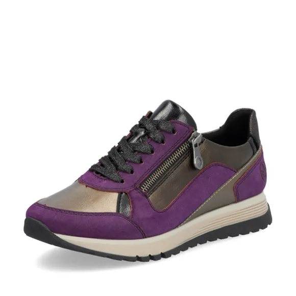 Femme Rieker Webstore Baskets*Rieker tennis 49002 30 violet