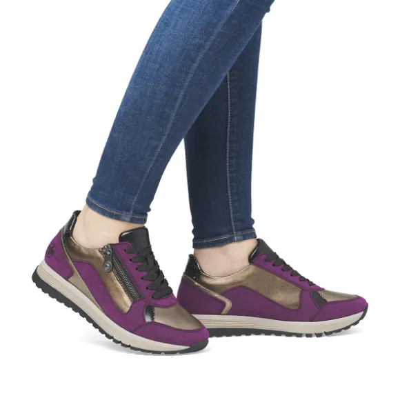 rieker_tennis___violet_4-4.webp Femme Rieker Webstore Baskets*Rieker tennis 49002 30 violet