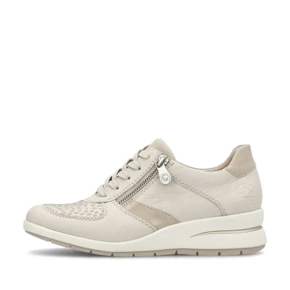 Femme Rieker Webstore Baskets*Rieker tennis l4821 60 beige