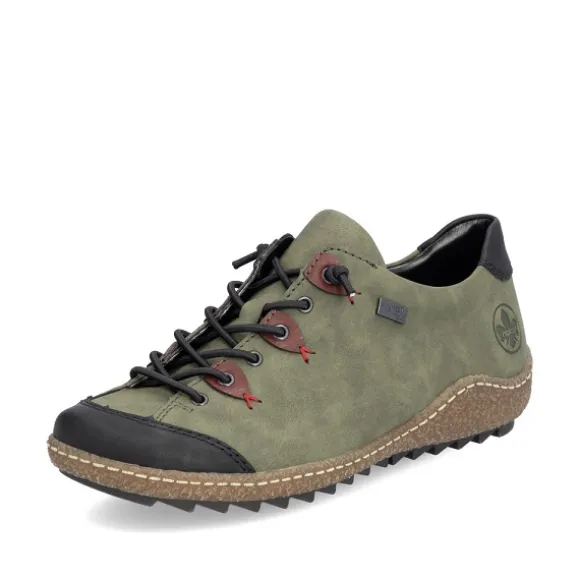 Femme Rieker Webstore Baskets*Rieker tennis l7561 54 kaki