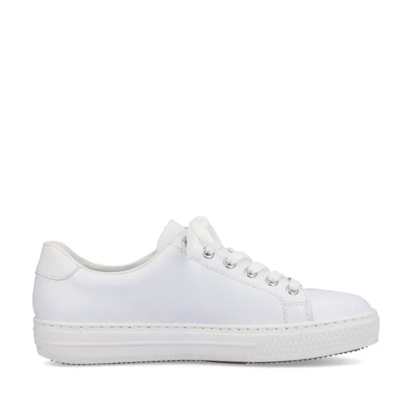 Femme Rieker Webstore Baskets*Rieker tennis l59l1 83 blanc