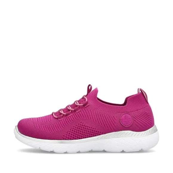 Femme Rieker Webstore Baskets*Rieker tennis m5074 31 fuschia