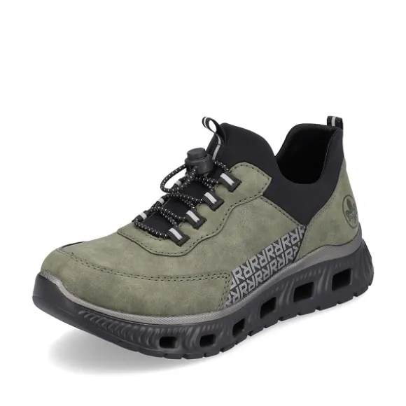 Femme Rieker Webstore Baskets*Rieker tennis m6058 54 vert
