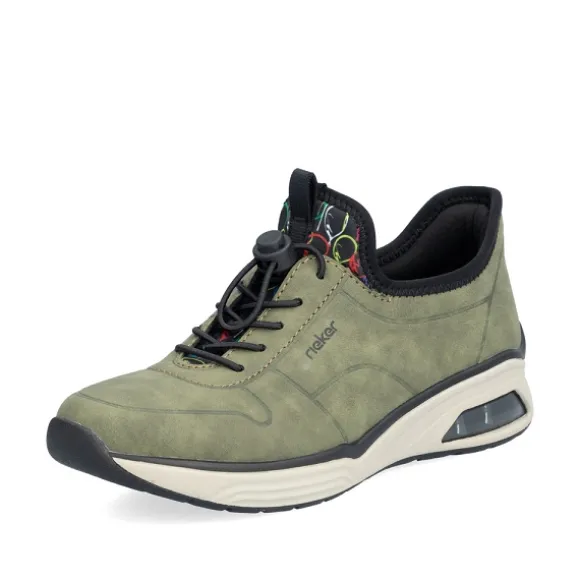 Femme Rieker Webstore Grandes Tailles | Baskets*Rieker tennis m5651 54 vert