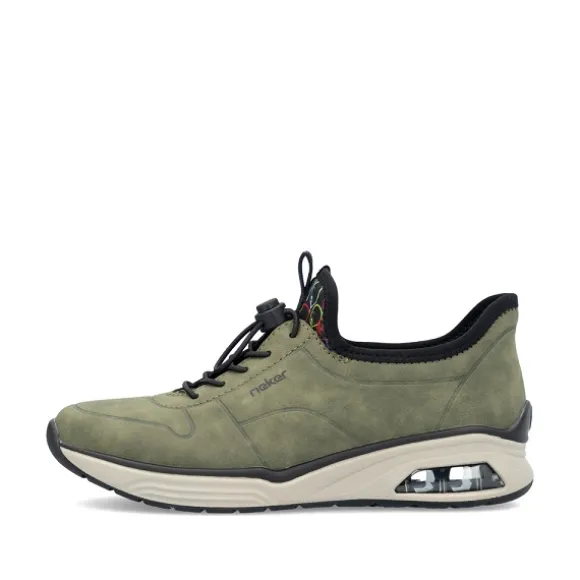 Femme Rieker Webstore Grandes Tailles | Baskets*Rieker tennis m5651 54 vert