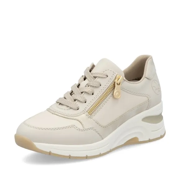 Femme Rieker Webstore Baskets*Rieker tennis n9301 60 beige