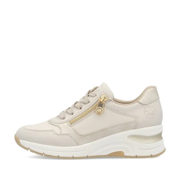 Femme Rieker Webstore Baskets*Rieker tennis n9301 60 beige