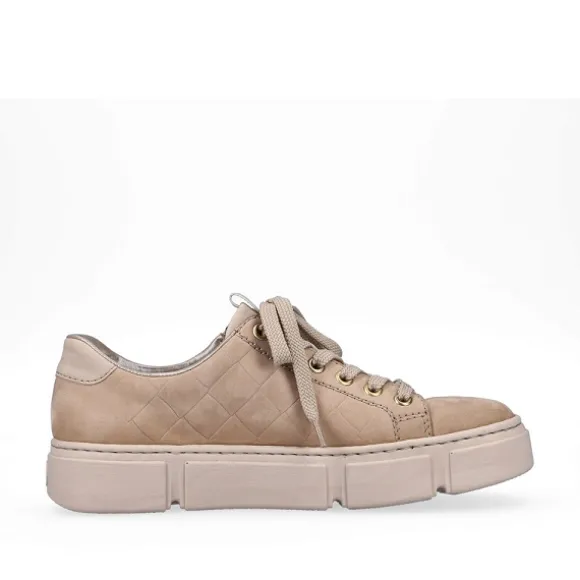 Femme Rieker Webstore Baskets*Rieker tennis n5934 63 beige