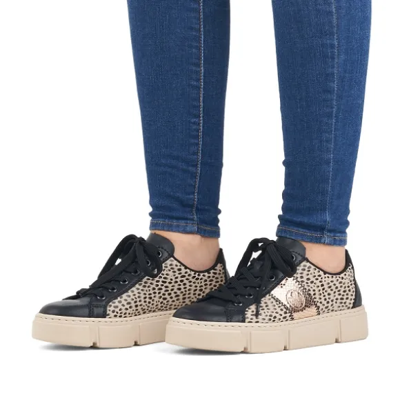 rieker_tennis_n__beige_3-4.webp Femme Rieker Webstore Baskets*Rieker tennis n5910 62 beige