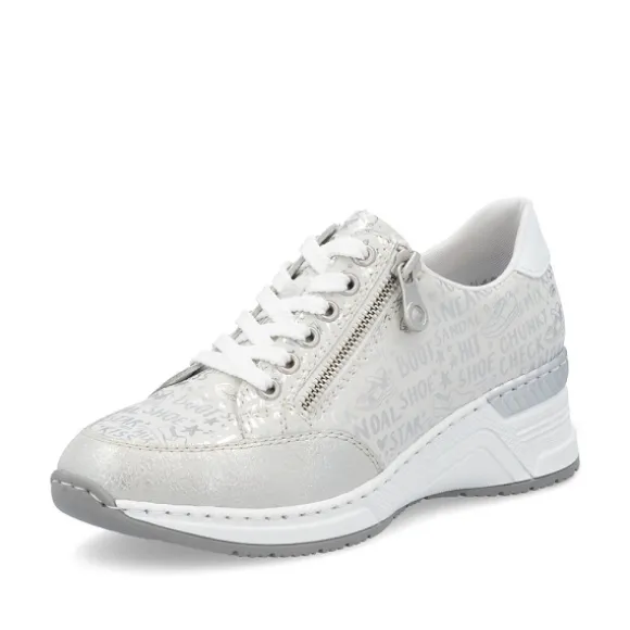 Femme Rieker Webstore Baskets*Rieker tennis n4316 90 blanc