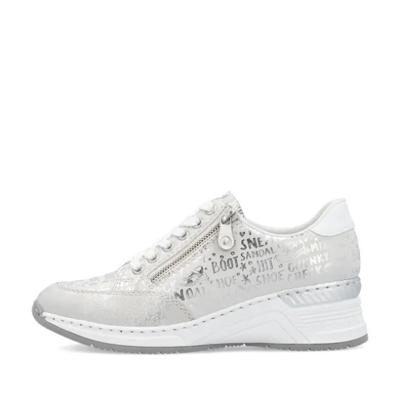 Femme Rieker Webstore Baskets*Rieker tennis n4316 90 blanc