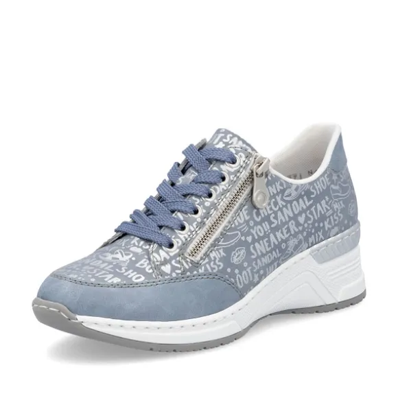 Femme Rieker Webstore Baskets*Rieker tennis n4316 13 bleu
