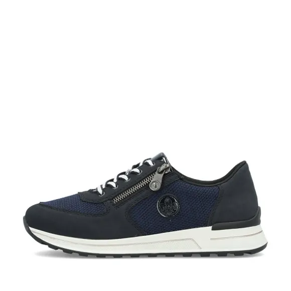 Femme Rieker Webstore Baskets*Rieker tennis n1411 14 marine