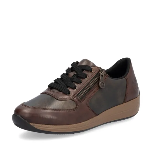 Femme Rieker Webstore Baskets*Rieker tennis n1112 25 marron