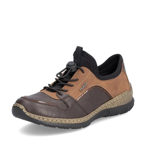 Femme Rieker Webstore Grandes Tailles | Baskets*Rieker tennis n3294 25 marron