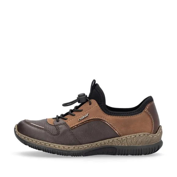 Femme Rieker Webstore Grandes Tailles | Baskets*Rieker tennis n3294 25 marron