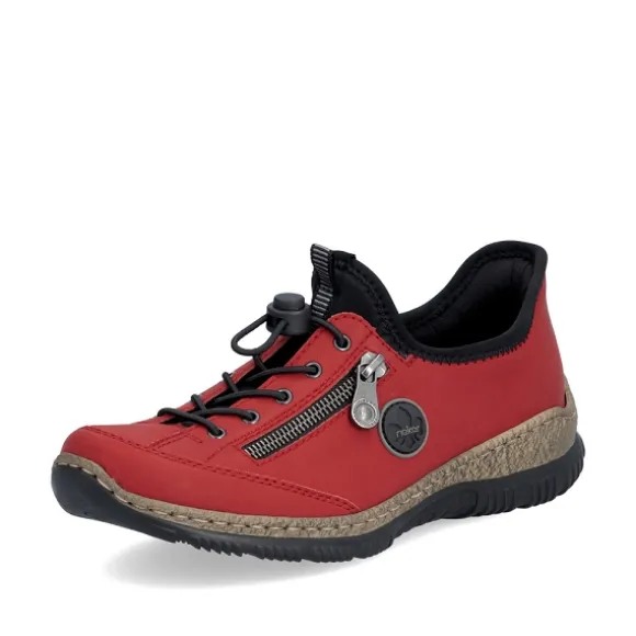 Femme Rieker Webstore Grandes Tailles | Baskets*Rieker tennis n3267 33 rouge