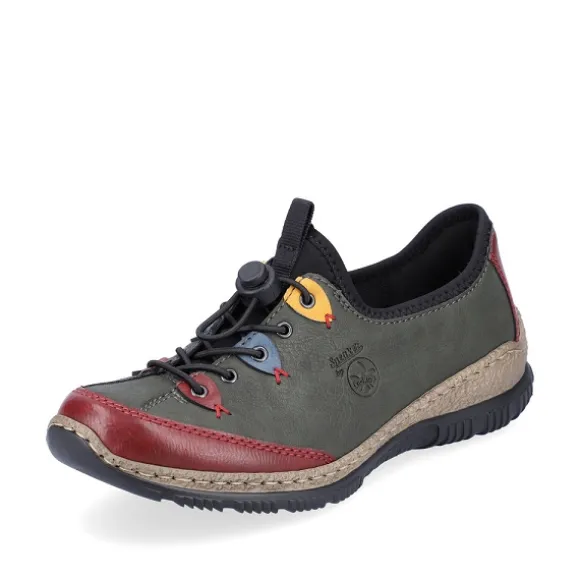 Femme Rieker Webstore Baskets*Rieker tennis n3271 54 vert