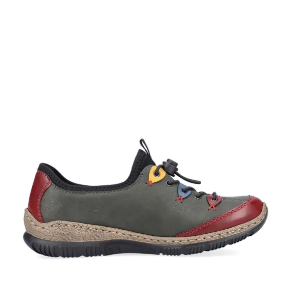 Femme Rieker Webstore Baskets*Rieker tennis n3271 54 vert