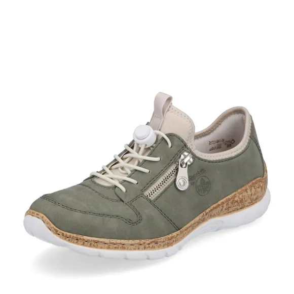 Femme Rieker Webstore Baskets*Rieker tennis n42g0 52 vert